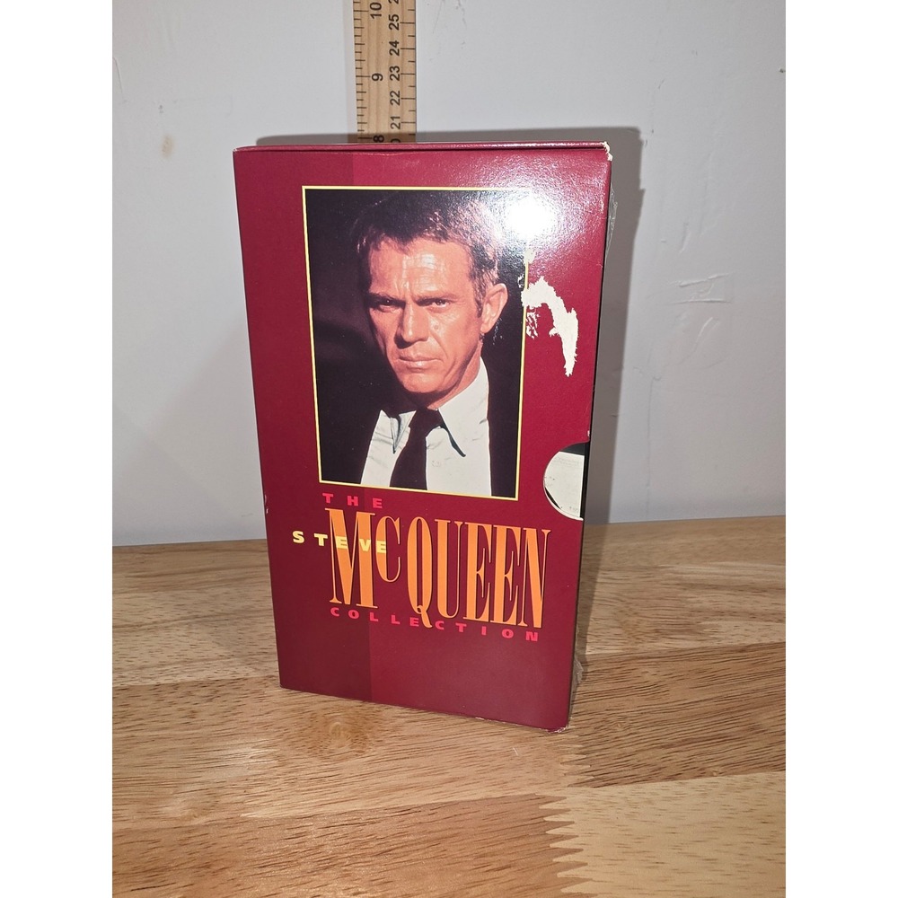 The Steve McQueen Collection VHS box set Papillon, Bullitt The Getaway movie